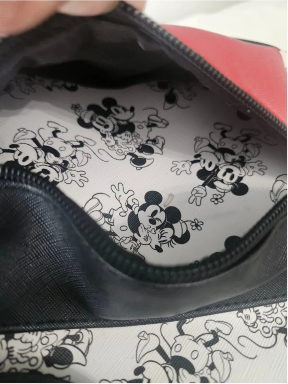 Disney Mickey Mouse Backpack One Size White Black Red
